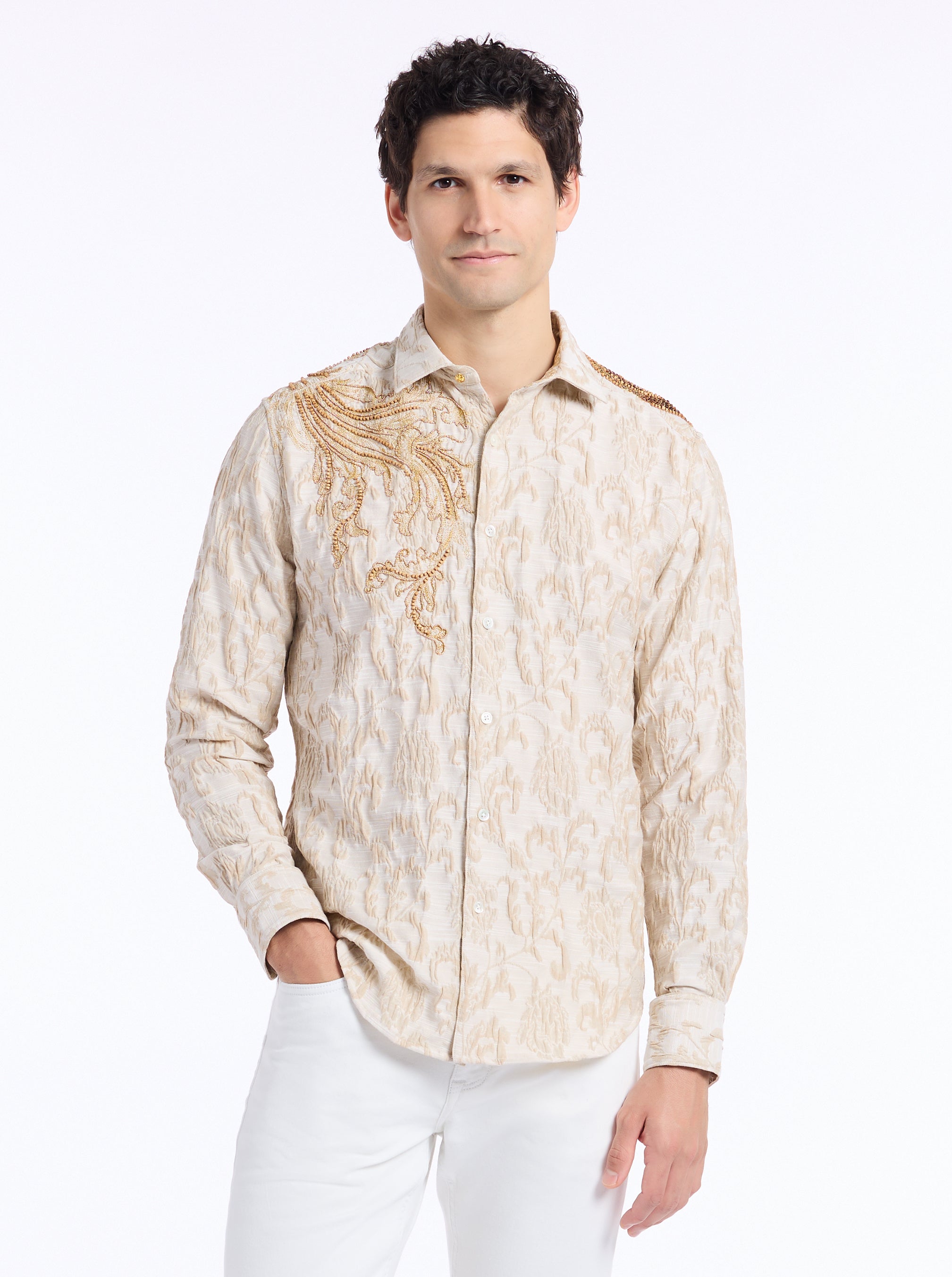 LIMITED EDITION PURE CONFIDENCE LONG SLEEVE BUTTON DOWN SHIRT TALL
