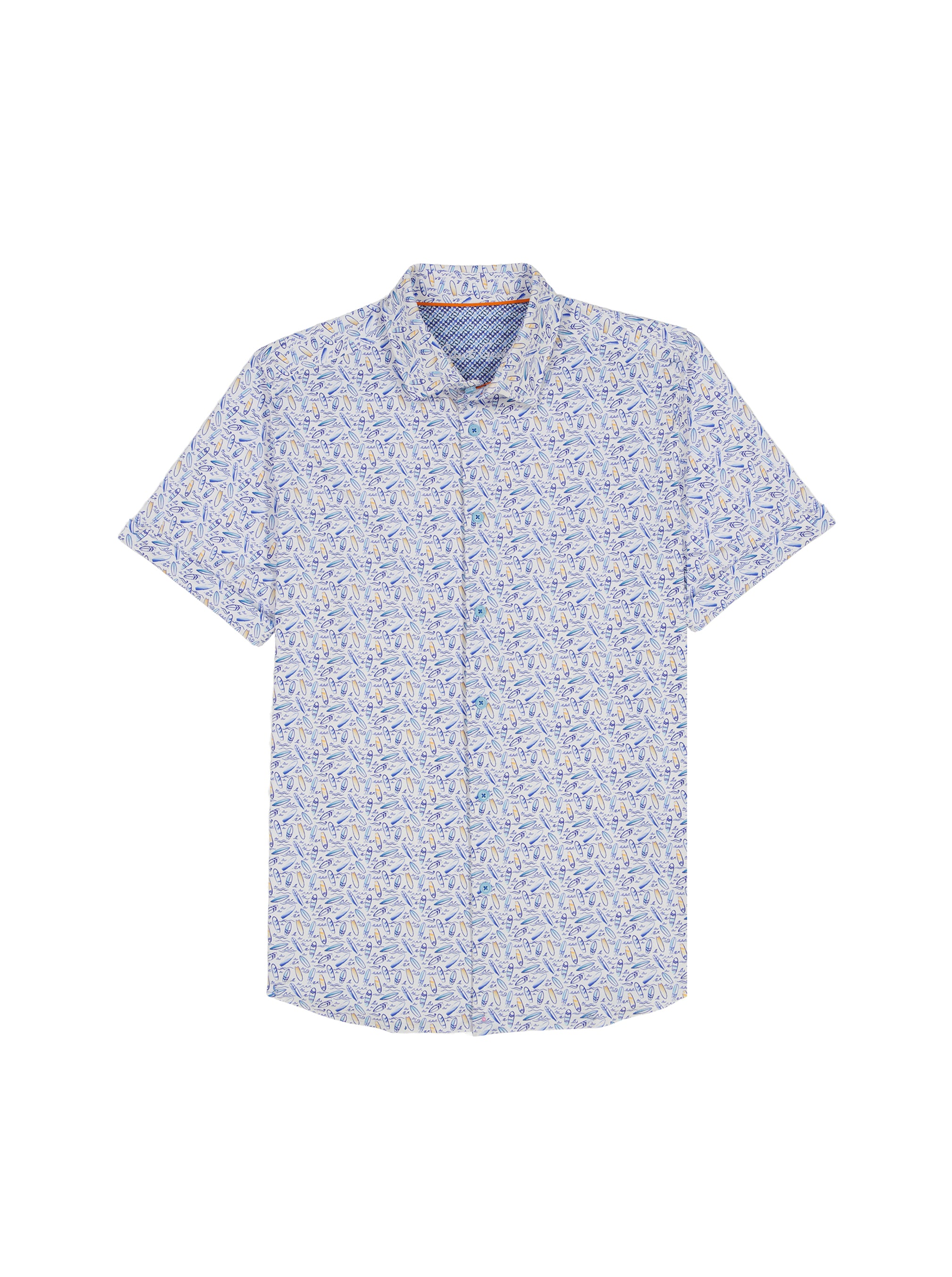 RIPTIDE SHORT SLEEVE BUTTON DOWN SHIRT