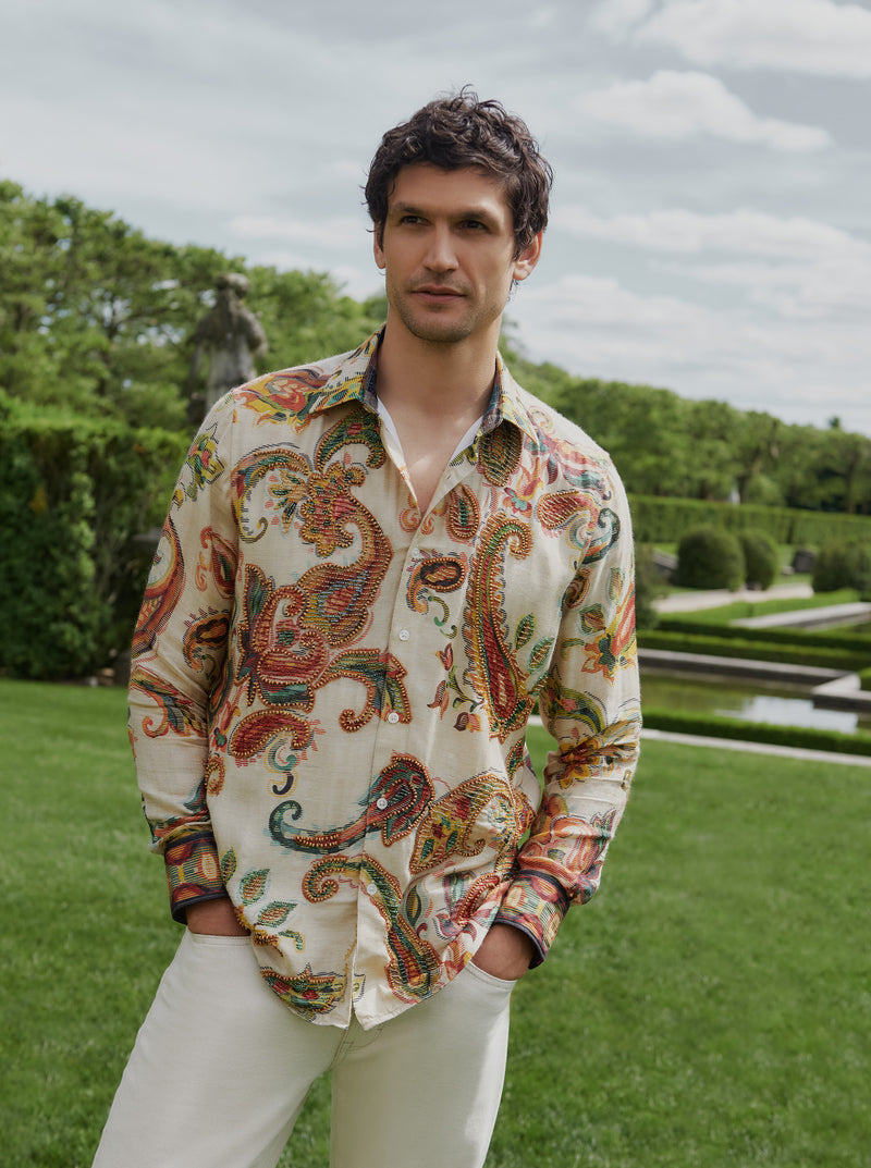 LIMITED EDITION BOCA DREAMS LONG SLEEVE BUTTON DOWN SHIRT