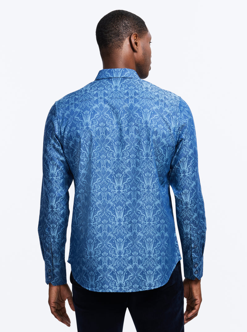 HIGHLAND LONG SLEEVE BUTTON DOWN SHIRT