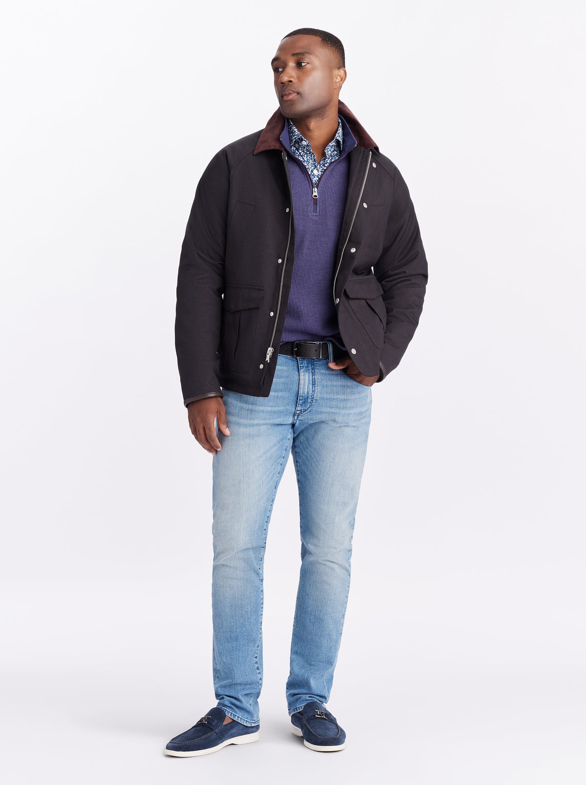 F.C.R.B. STAND COLLAR STAR JACKET 210037 F.C.R.B.(F.C.Real Bristol 