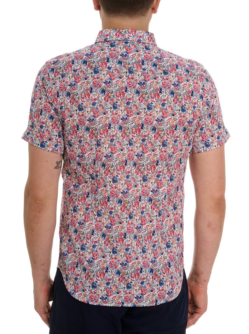 PADAR SHORT SLEEVE BUTTON DOWN SHIRT