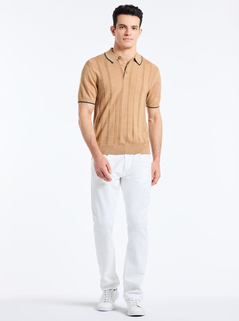 EDVAN SHORT SLEEVE SWEATER POLO