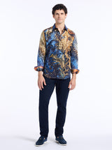 LIMITED EDITION FLEUR DE MARE LONG SLEEVE BUTTON DOWN SHIRT