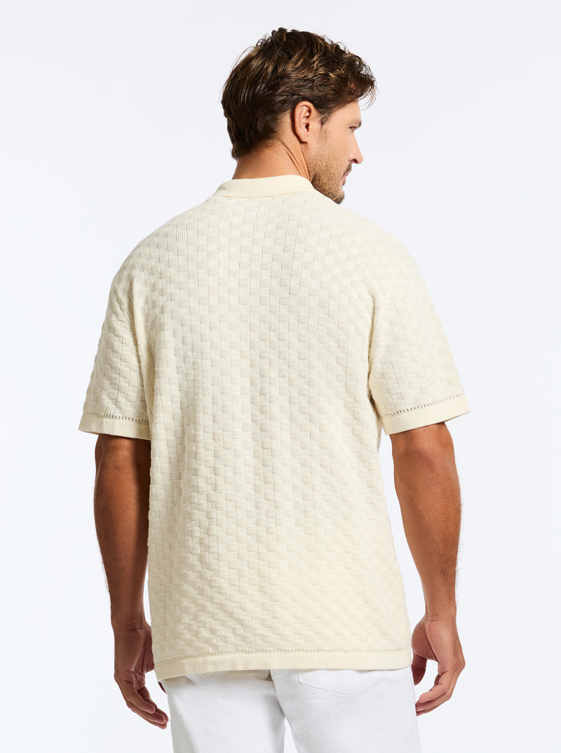 AMES SHORT SLEEVE SWEATER
