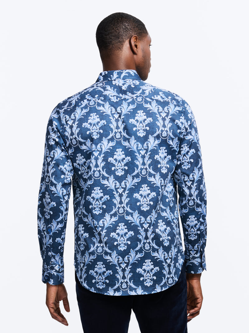 NEVILLE LONG SLEEVE BUTTON DOWN SHIRT TALL
