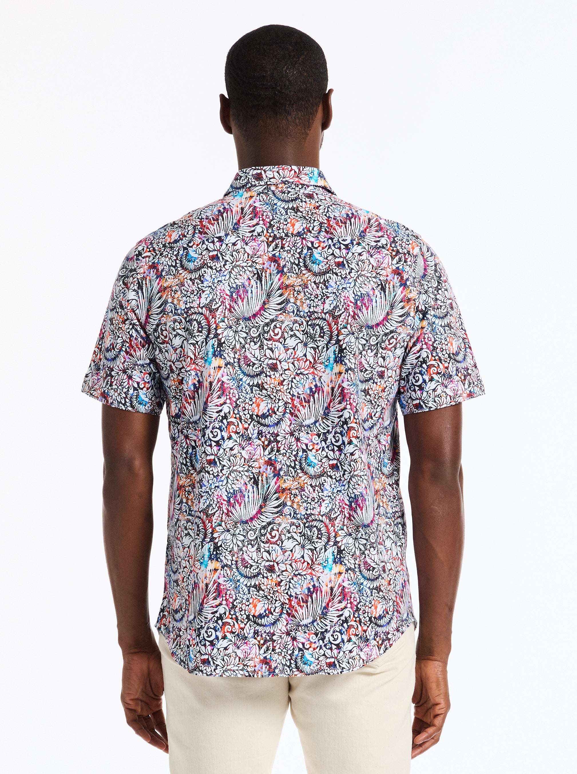 ALAN SHORT SLEEVE BUTTON DOWN SHIRT