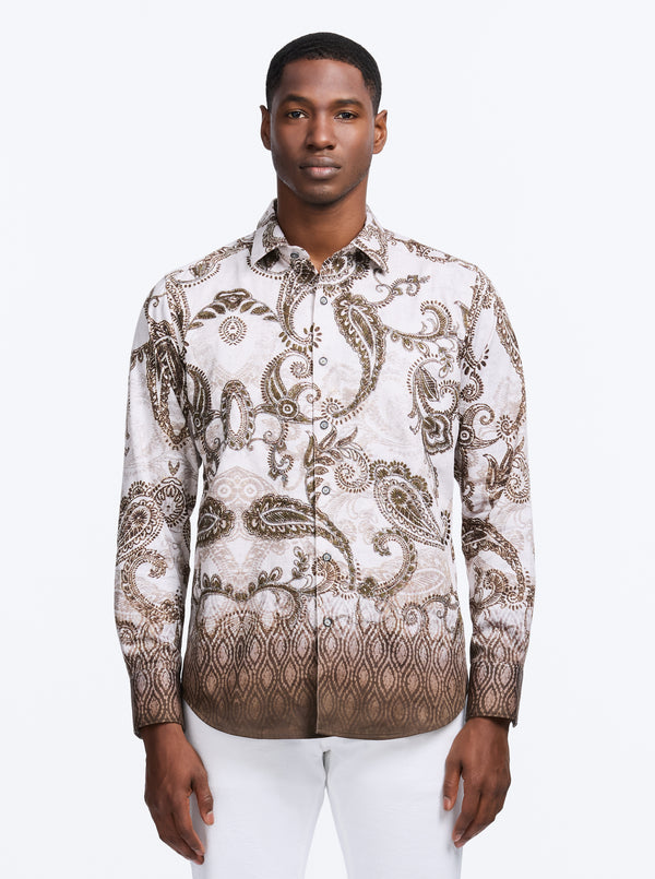 WALLINGTON LONG SLEEVE BUTTON DOWN SHIRT