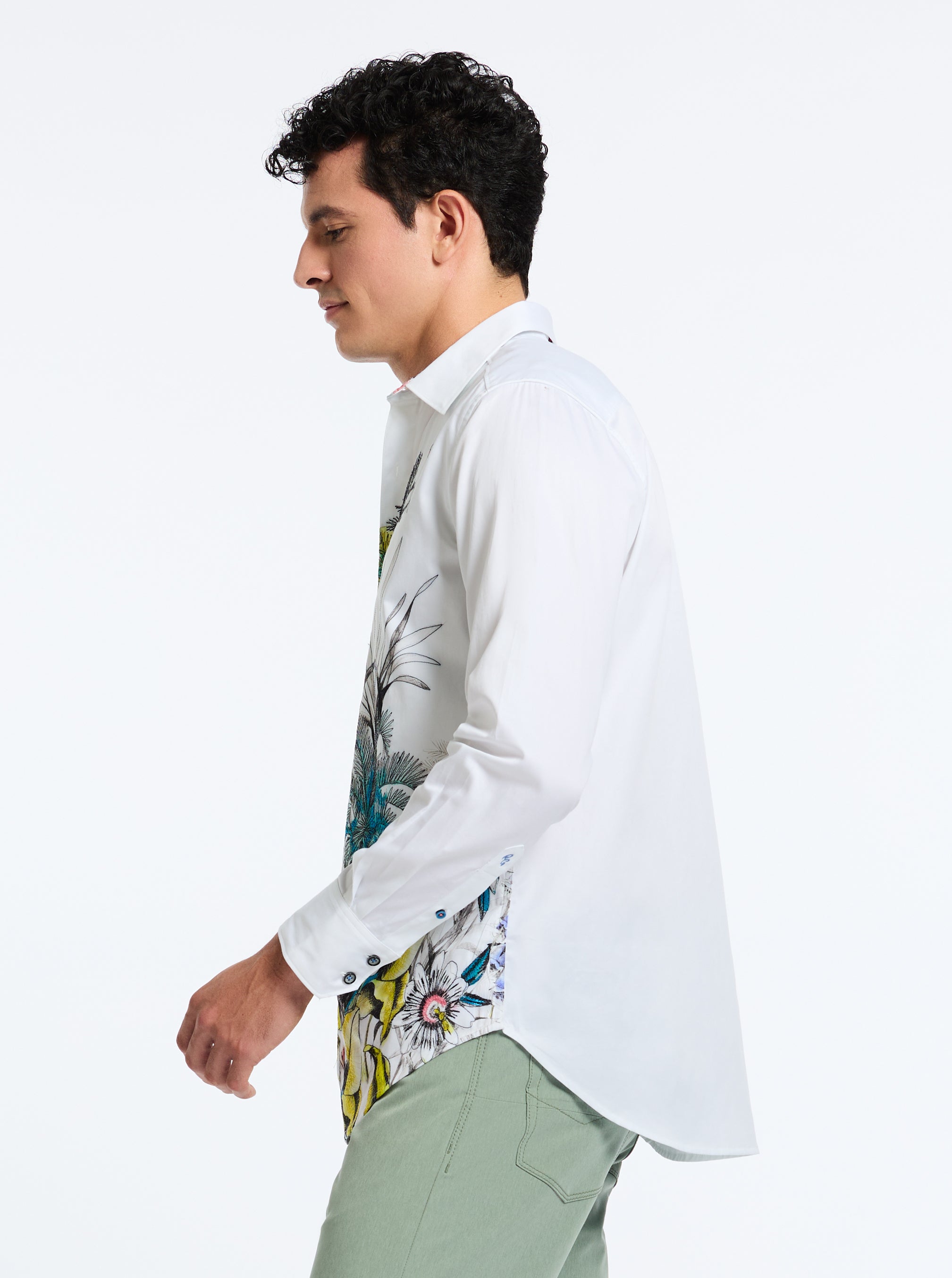 WHEN PIGS FLY LONG SLEEVE BUTTON DOWN SHIRT