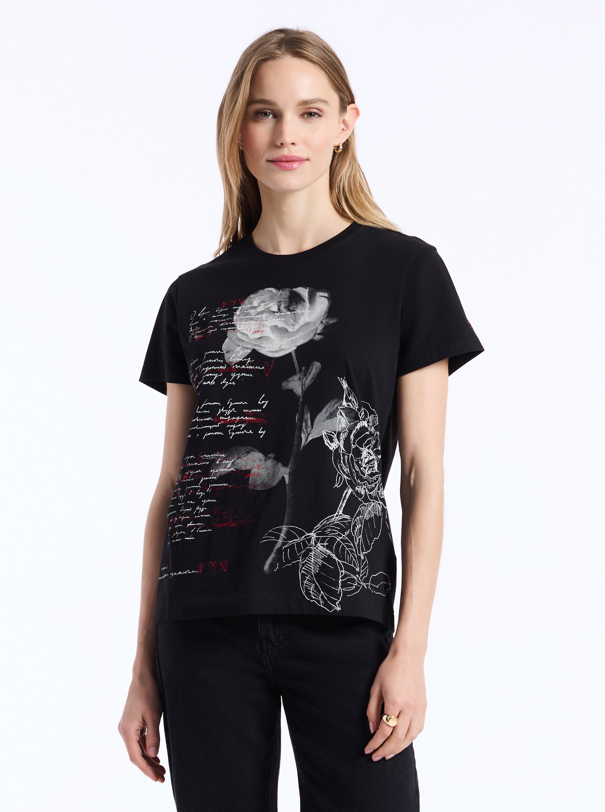 PETAL PAGES SHORT SLEEVE T-SHIRT