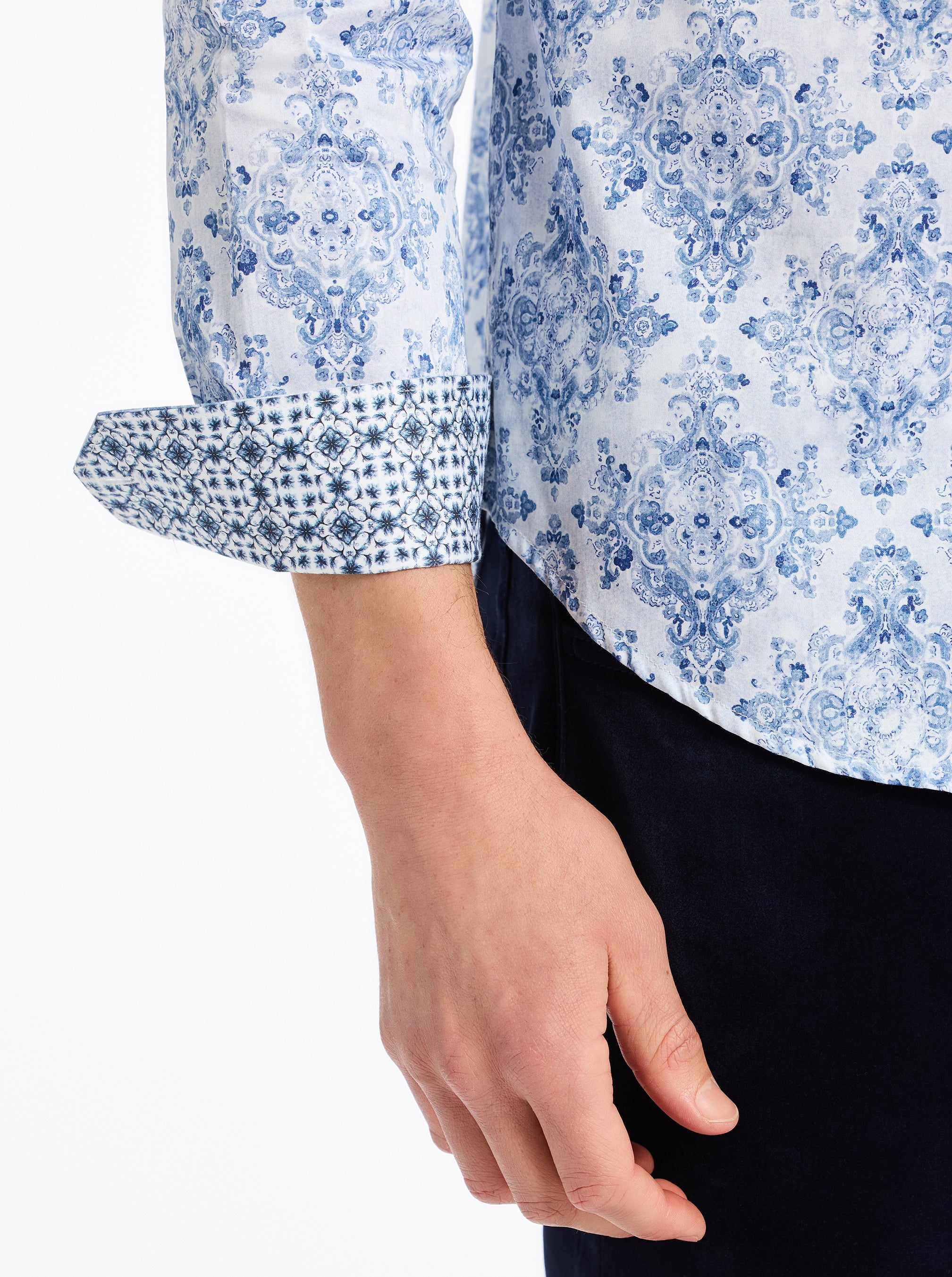 DELANCEY LONG SLEEVE BUTTON DOWN SHIRT