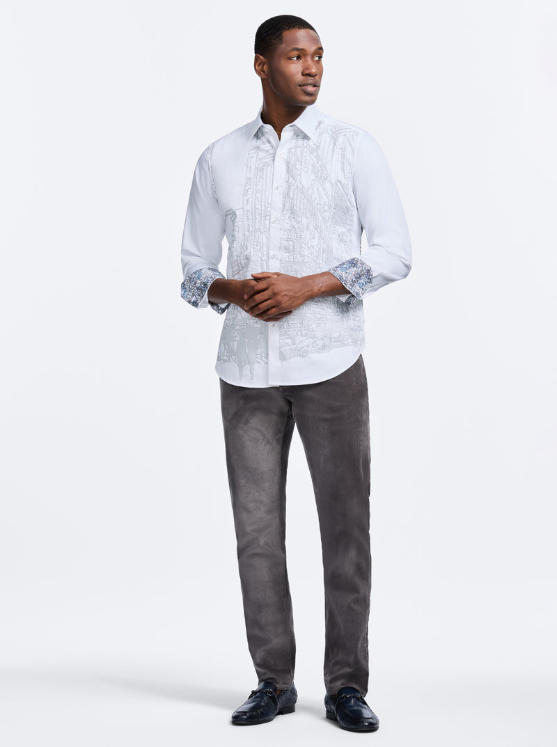 URBAN CLASSICS LONG SLEEVE BUTTON DOWN SHIRT