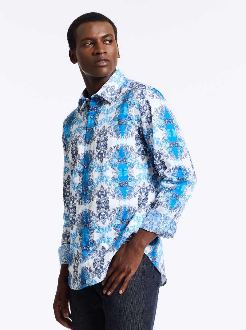 MELCHOR LONG SLEEVE BUTTON DOWN SHIRT