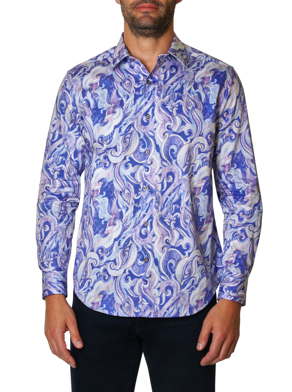 GIBBS LONG SLEEVE BUTTON DOWN SHIRT