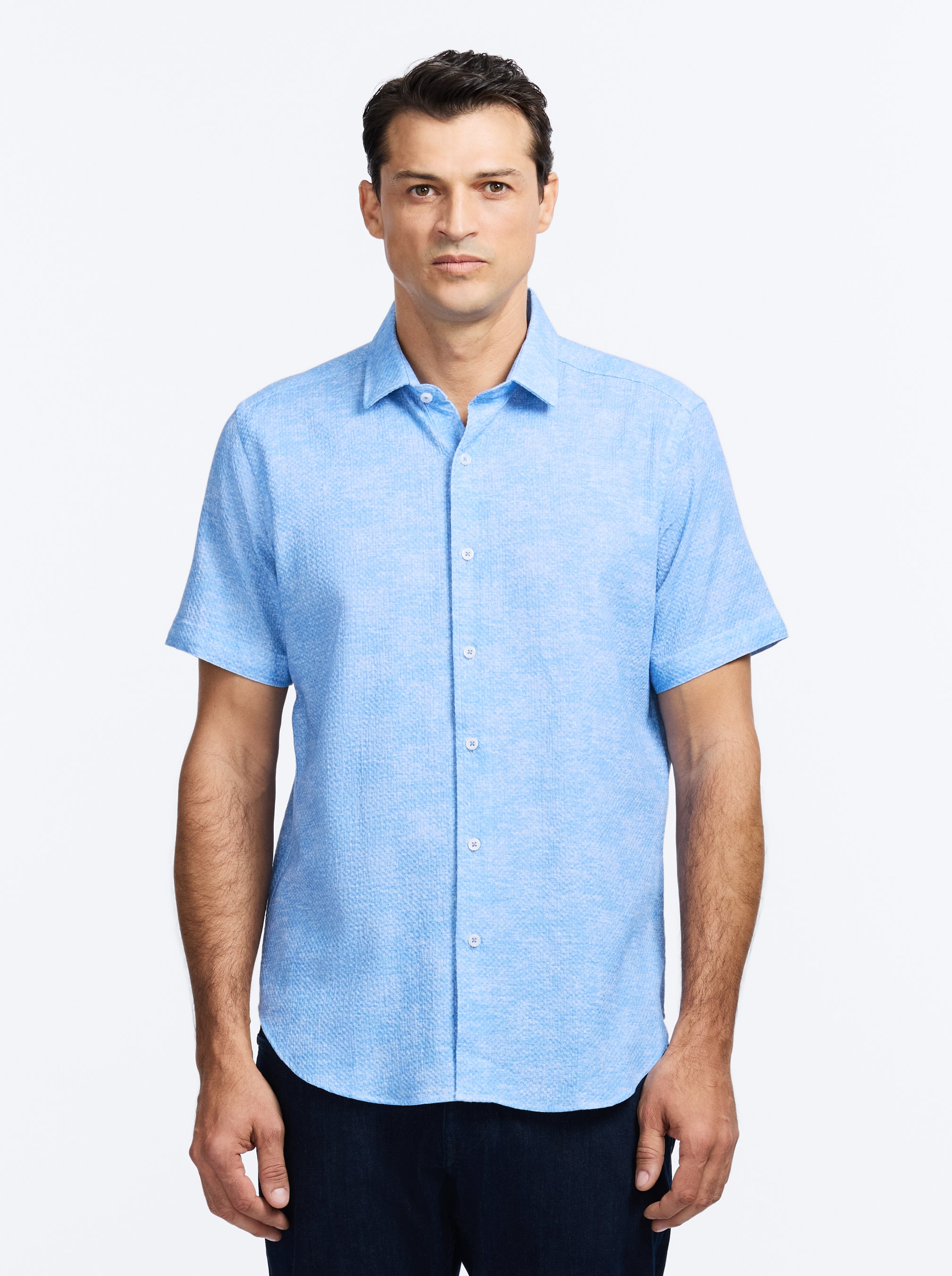 REID SHORT SLEEVE BUTTON DOWN SHIRT