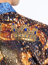 LIMITED EDITION FLEUR DE MARE LONG SLEEVE BUTTON DOWN SHIRT