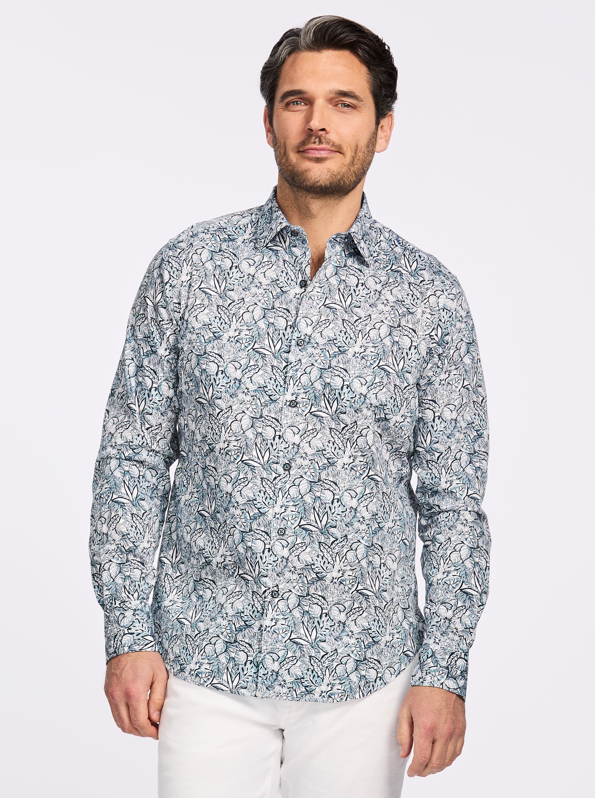 JARVIS LONG SLEEVE BUTTON DOWN SHIRT