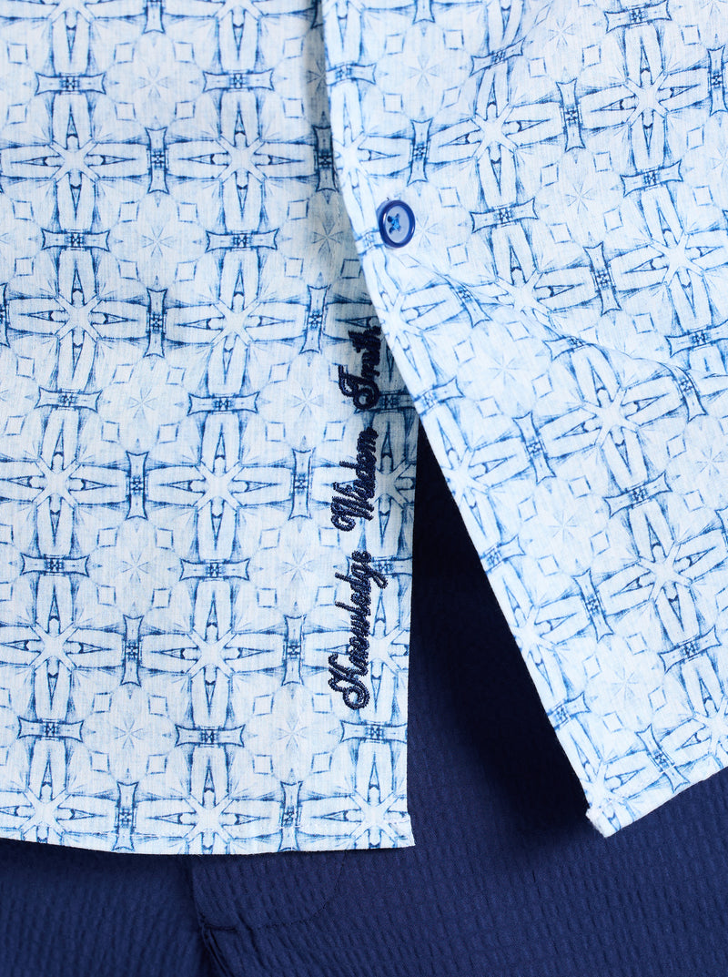 MADAGASCAR LONG SLEEVE BUTTON DOWN SHIRT