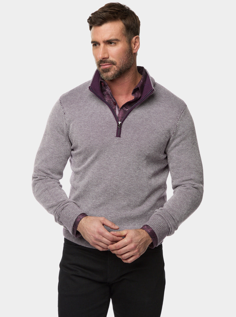 SHANE 1/4 ZIP SWEATER