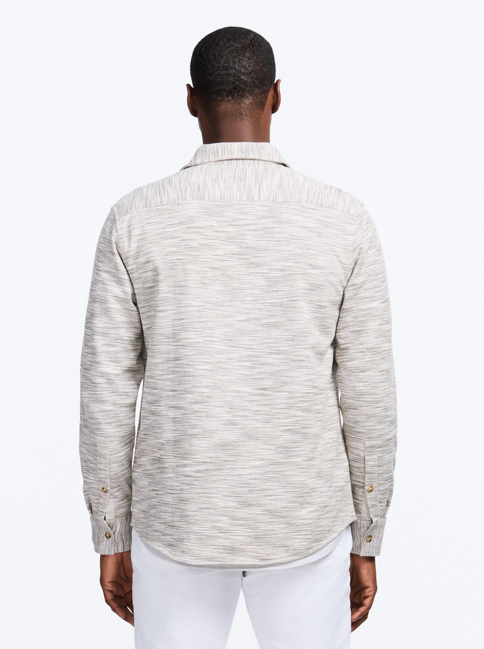 STORRS LONG SLEEVE BUTTON DOWN SHIRT JACKET