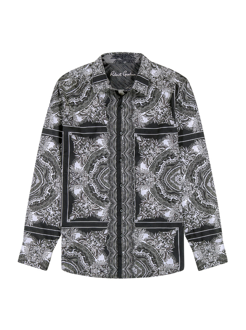 RABAT LONG SLEEVE BUTTON DOWN SHIRT