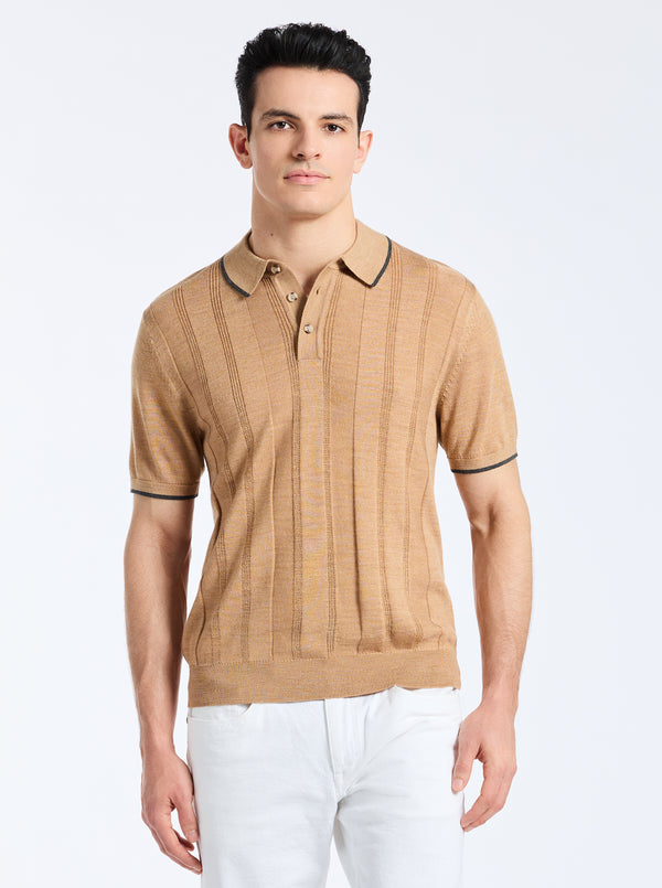 EDVAN SHORT SLEEVE SWEATER POLO