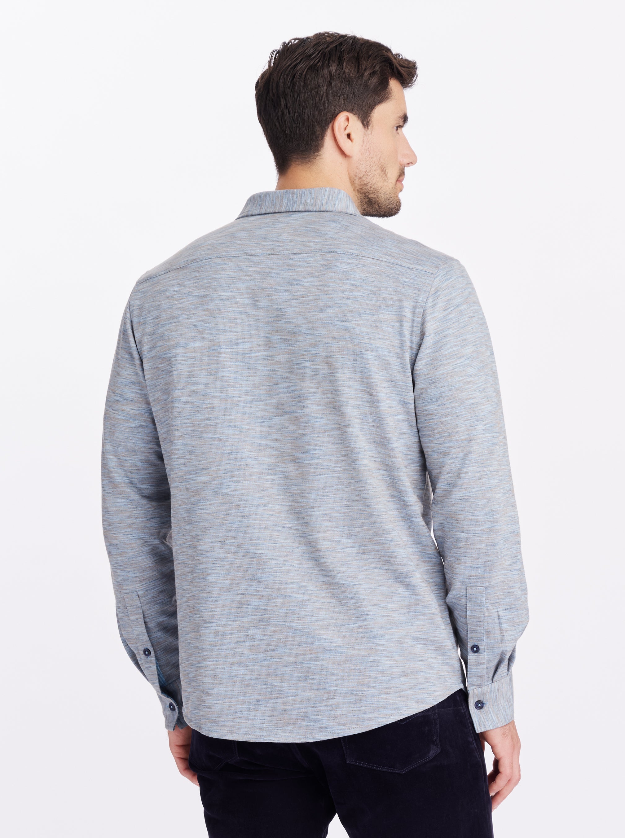 STORRS LONG SLEEVE BUTTON DOWN SHIRT JACKET