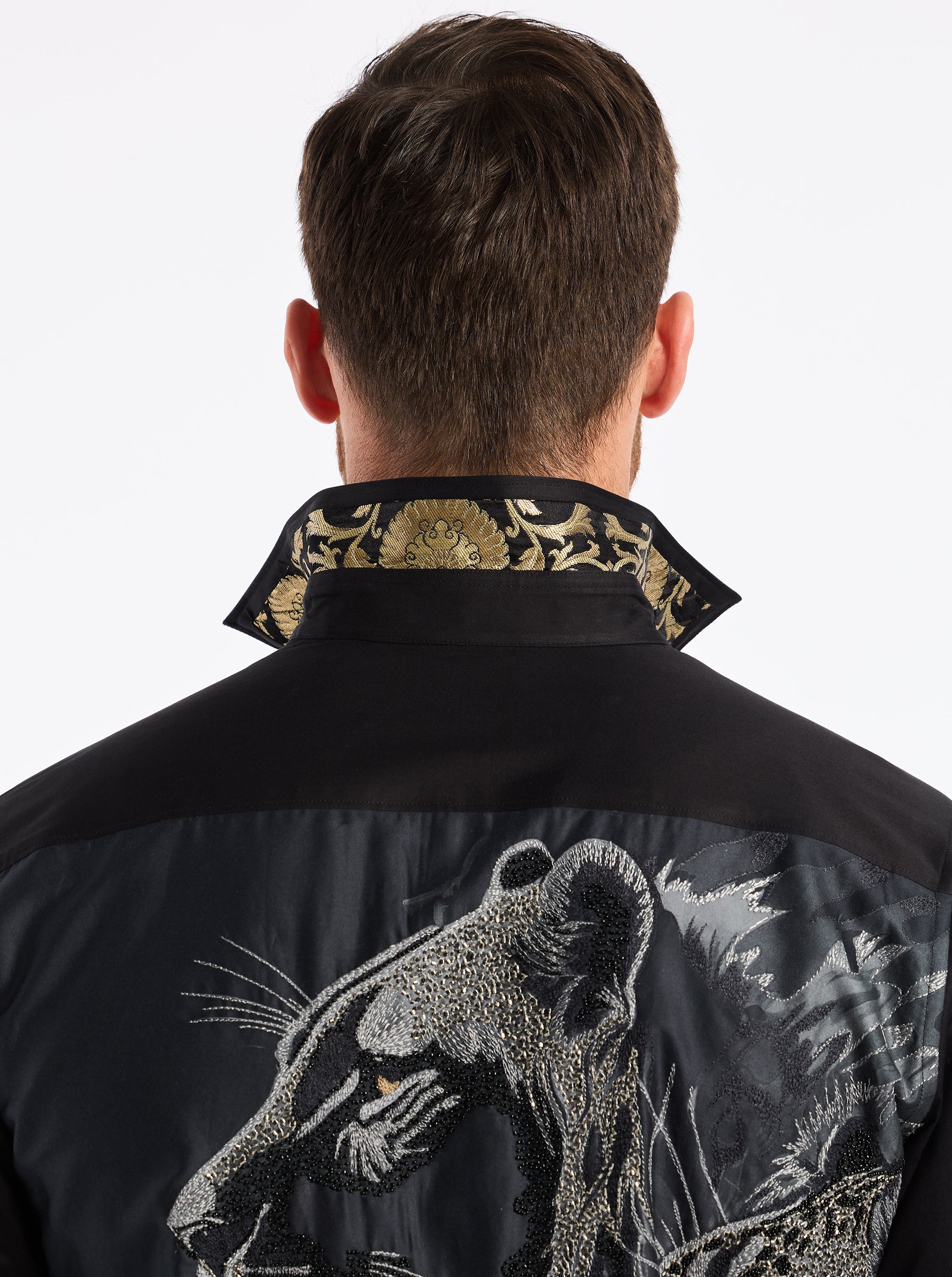 LIMITED EDITION LION'S SHADOW LONG SLEEVE BUTTON DOWN SHIRT