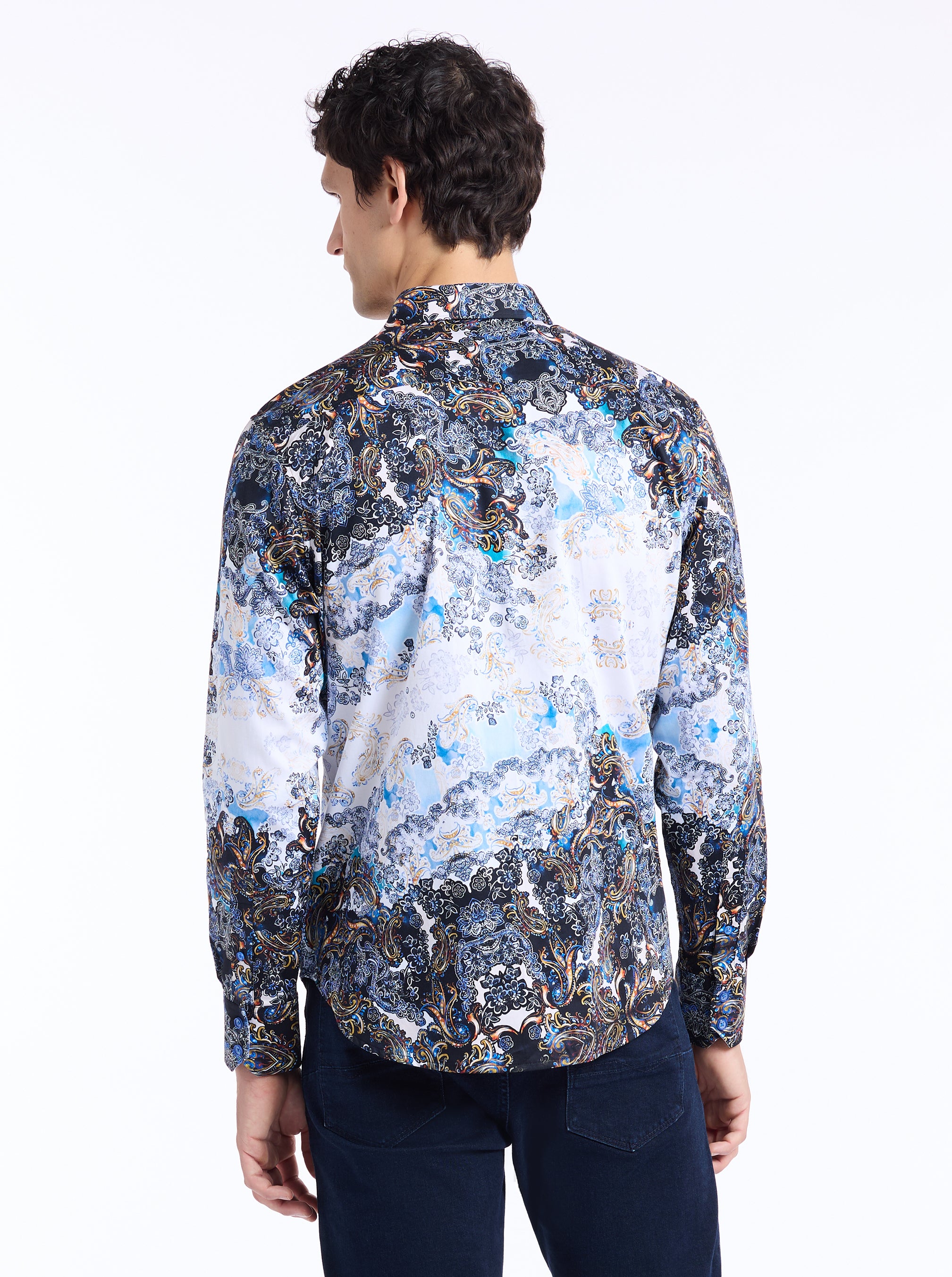 CLAPHAM LONG SLEEVE BUTTON DOWN SHIRT