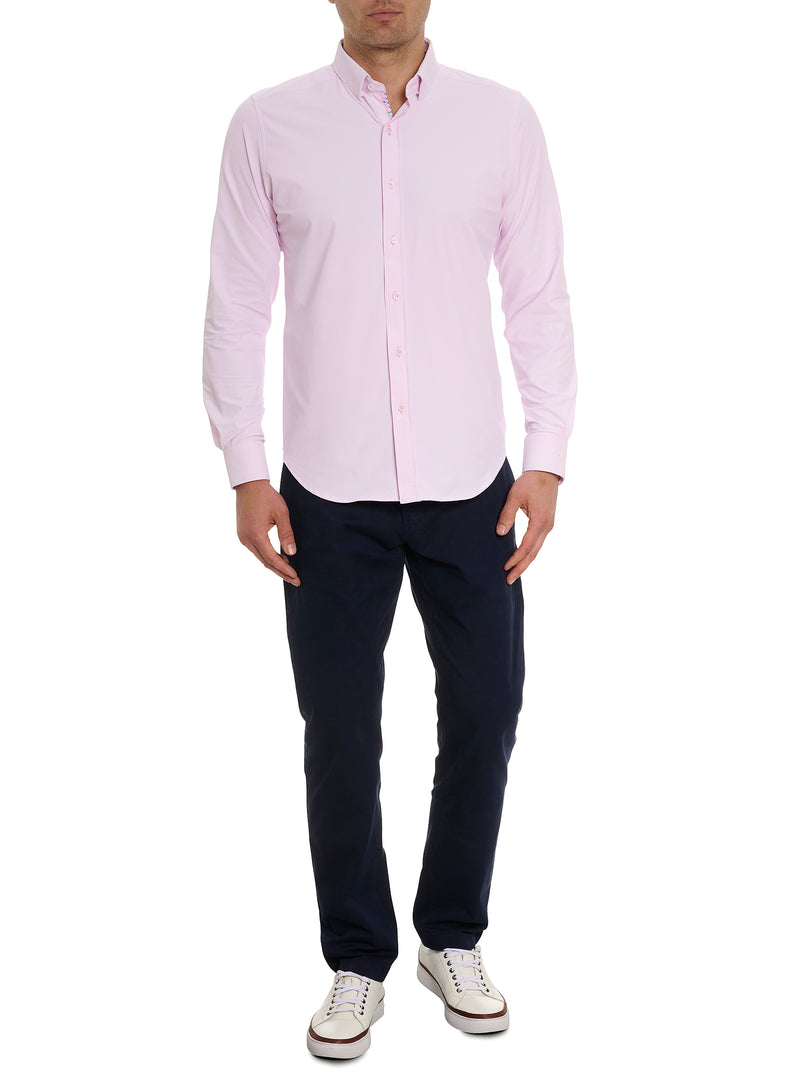 MARCUS MOTION LONG SLEEVE BUTTON DOWN SHIRT