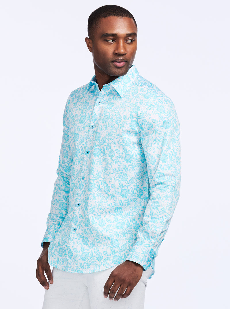 CALEDON LONG SLEEVE BUTTON DOWN SHIRT