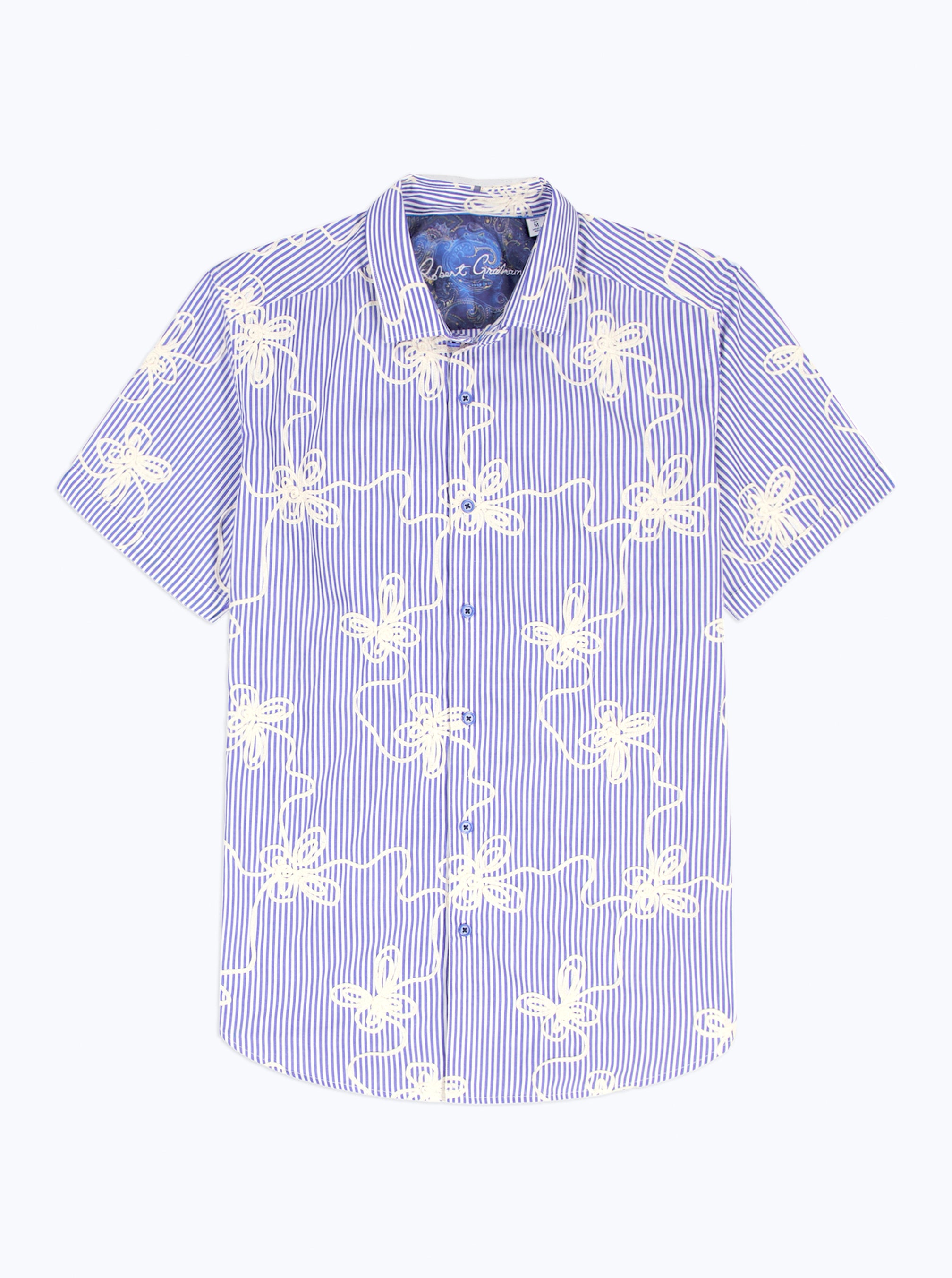 PRIMROSE SHORT SLEEVE BUTTON DOWN SHIRT