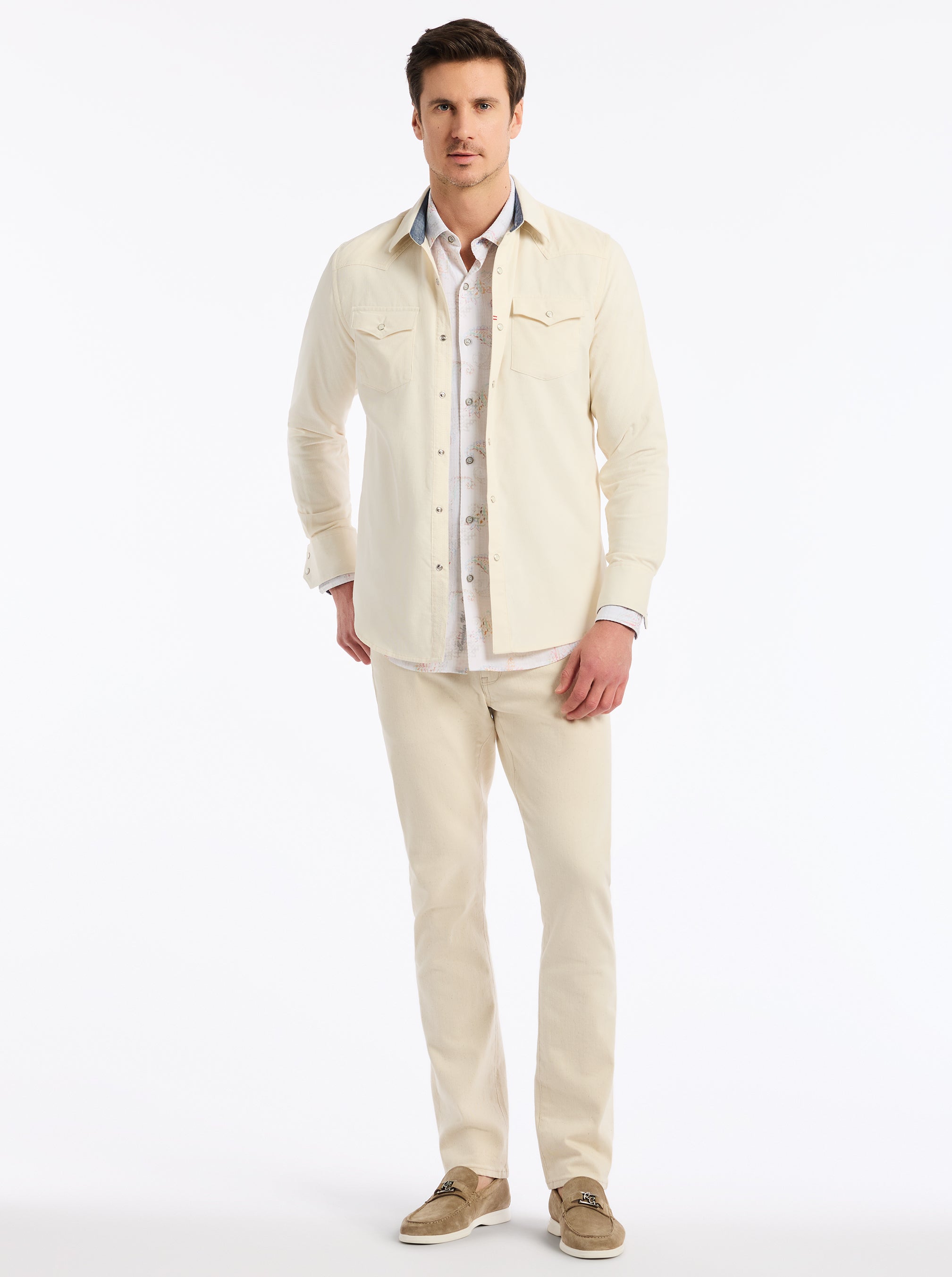WYATT LONG SLEEVE BUTTON DOWN SHIRT