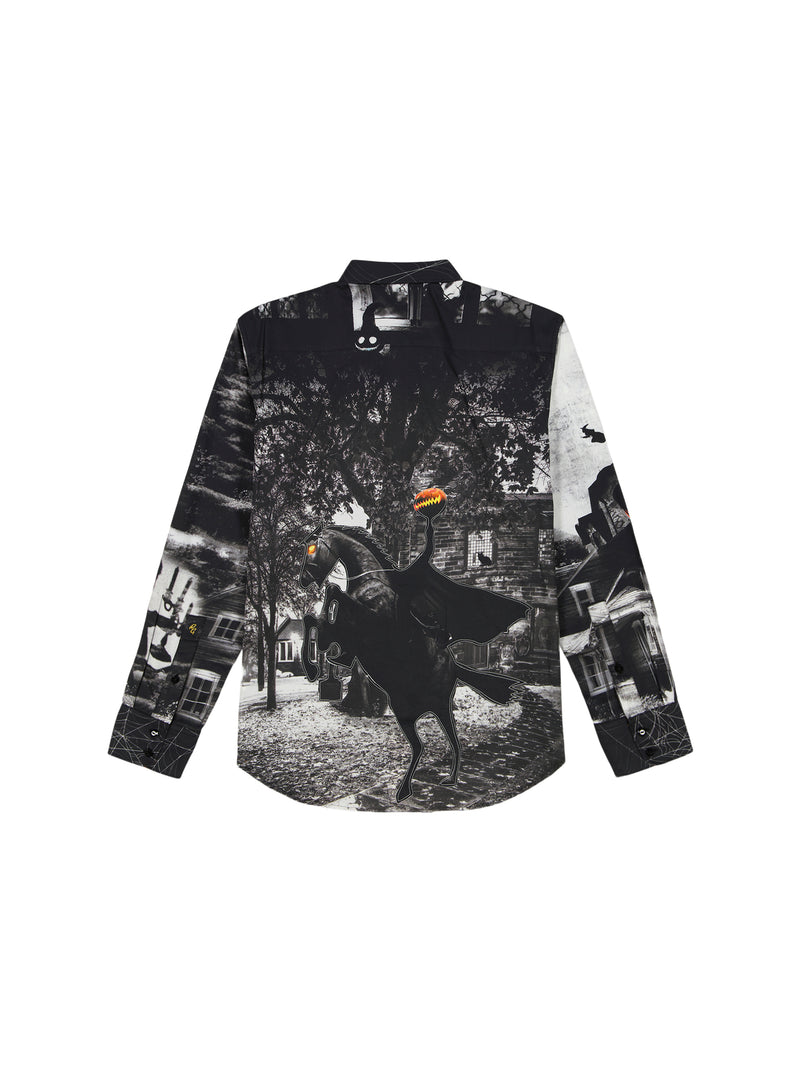 LIMITED EDITION THE DARK SIDE LONG SLEEVE BUTTON DOWN SHIRT