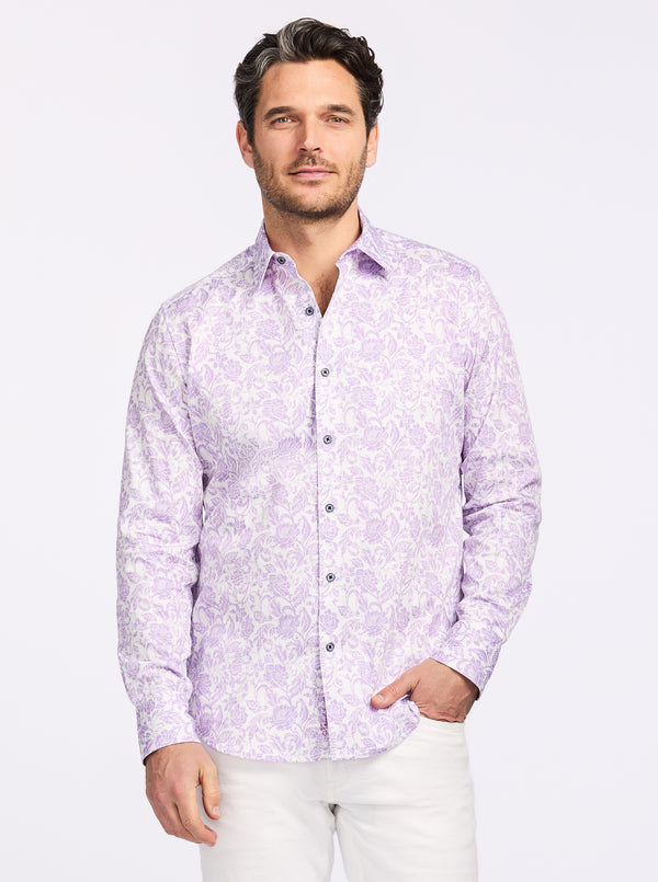 CALEDON LONG SLEEVE BUTTON DOWN SHIRT
