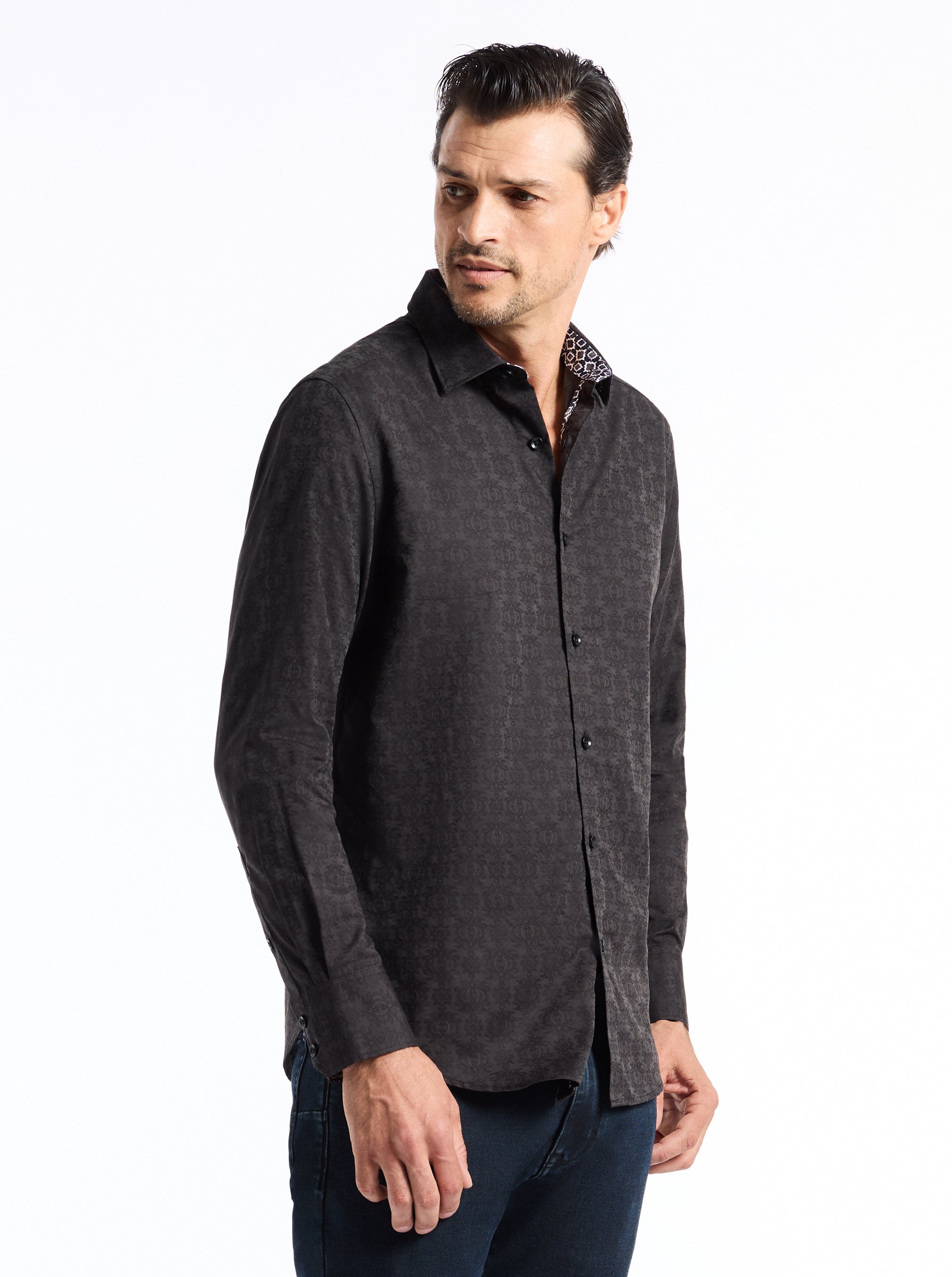 STELLMAN LONG SLEEVE BUTTON DOWN SHIRT