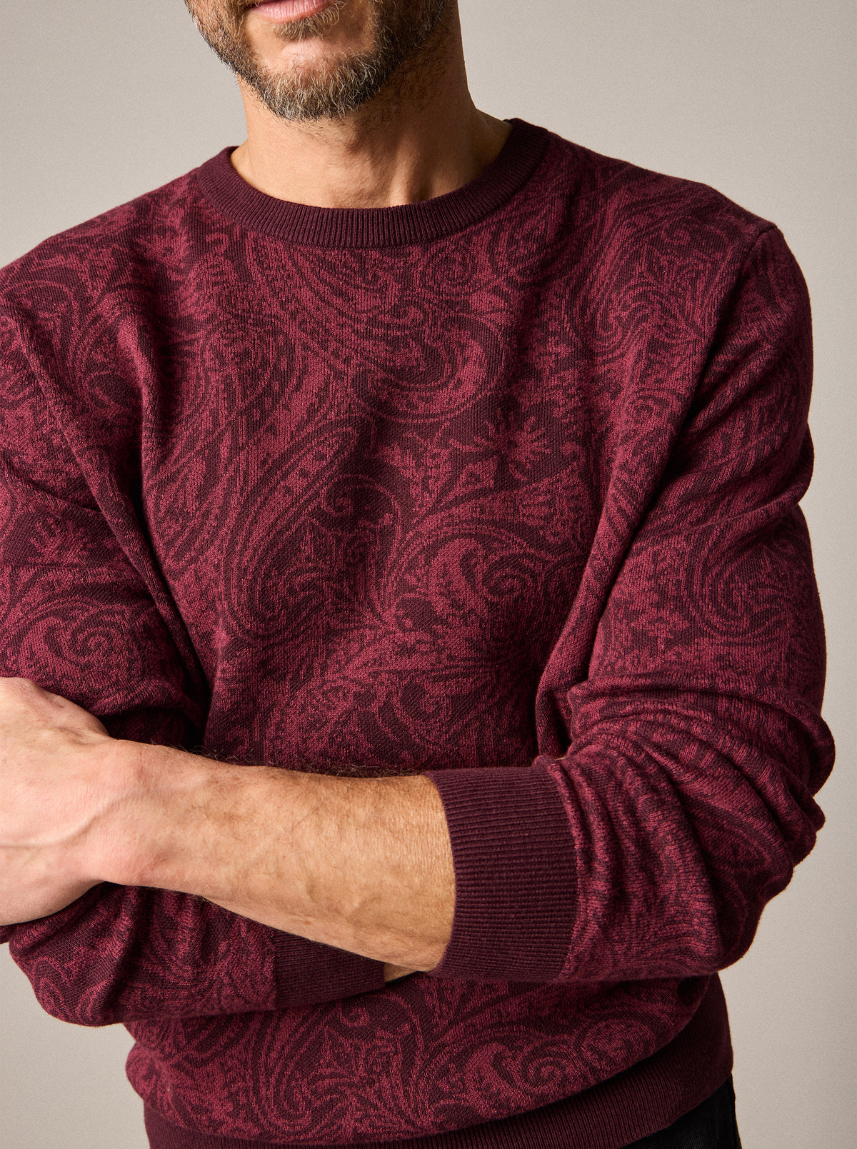 VOMANO LONG SLEEVE SWEATER