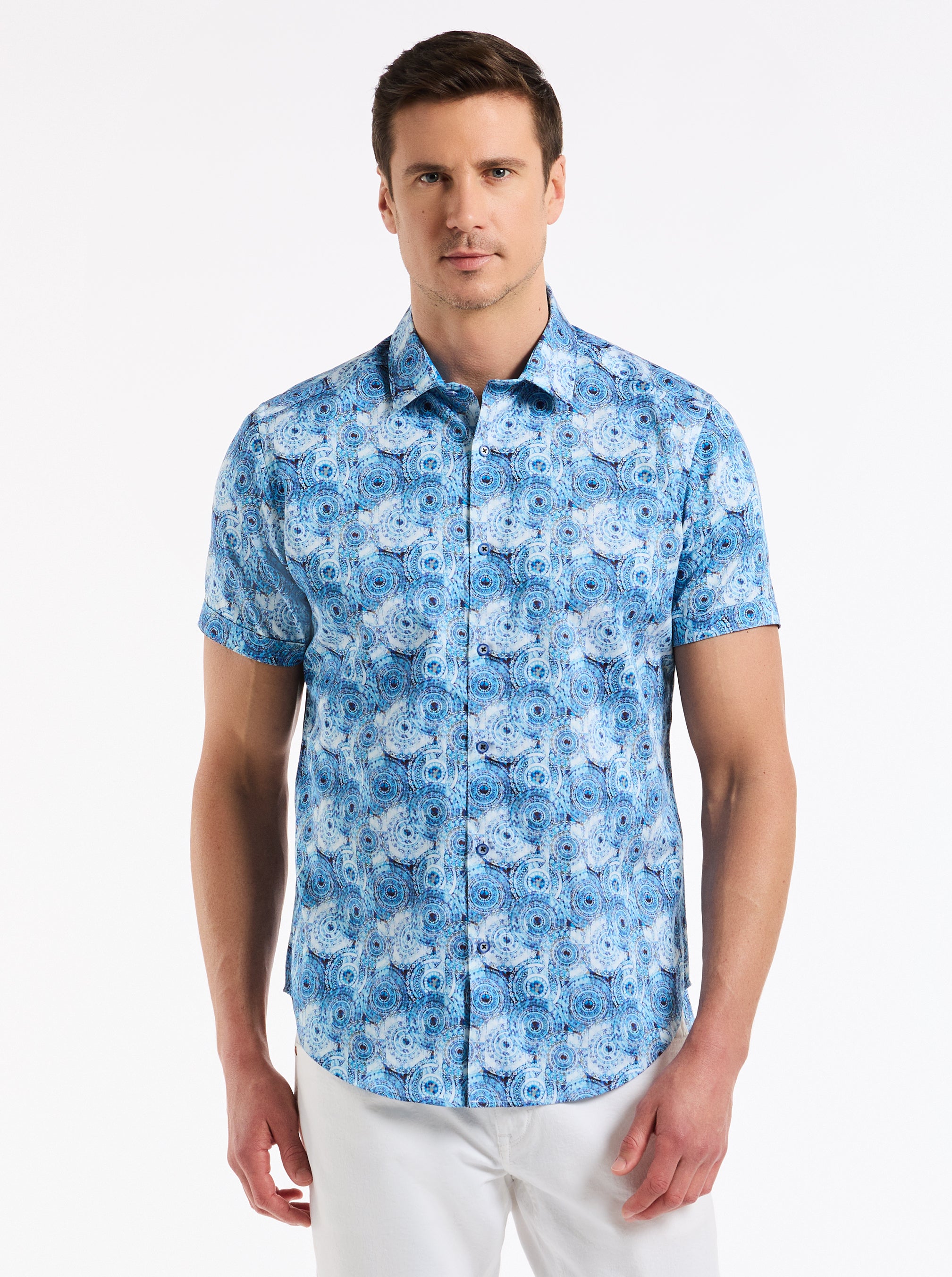 RIPON SHORT SLEEVE BUTTON DOWN SHIRT