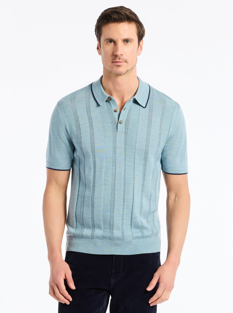 EDVAN SHORT SLEEVE SWEATER POLO