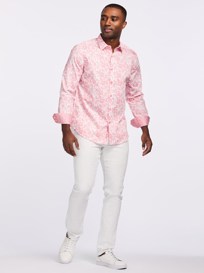 CALEDON LONG SLEEVE BUTTON DOWN SHIRT