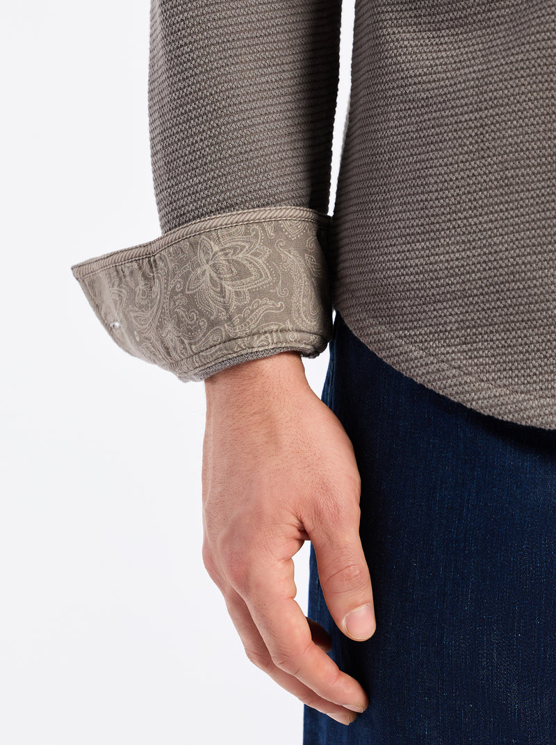 BRUNNER LONG SLEEVE KNIT SHIRT