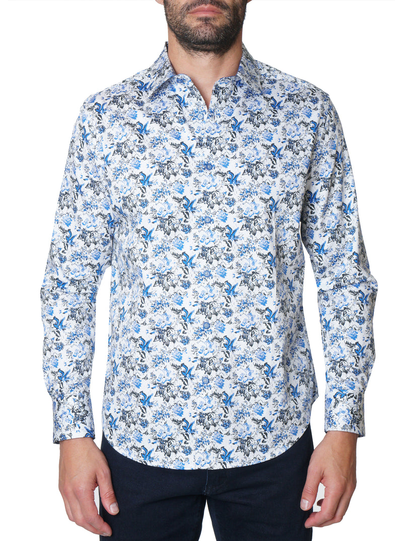 VALDEZ LONG SLEEVE BUTTON DOWN SHIRT