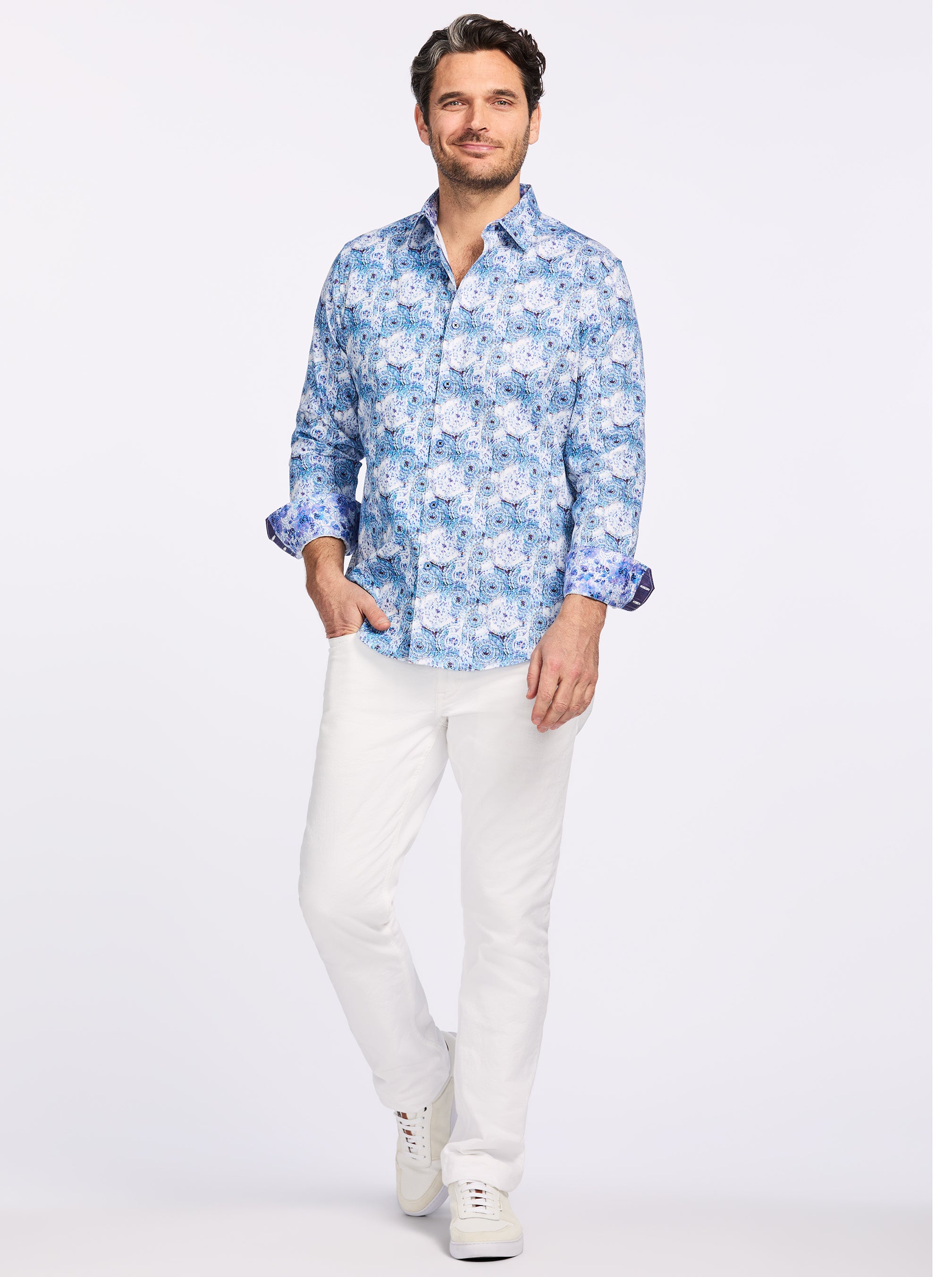 RIPON LONG SLEEVE BUTTON DOWN SHIRT
