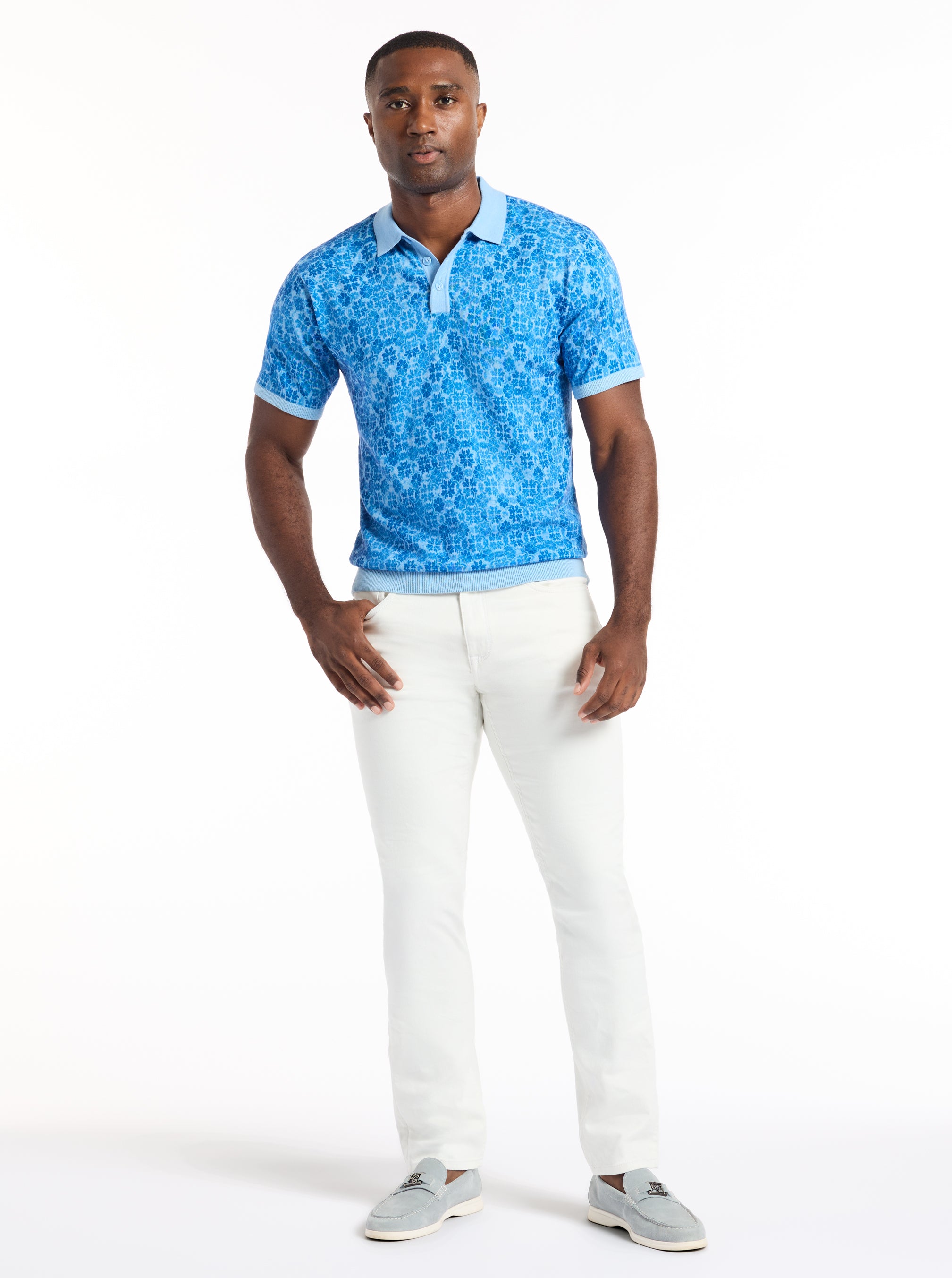 VESEY SHORT SLEEVE SWEATER POLO