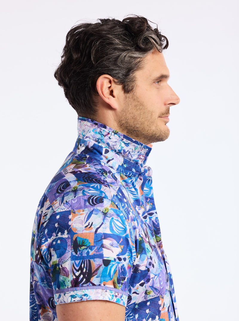 BROWARD SHORT SLEEVE BUTTON DOWN SHIRT