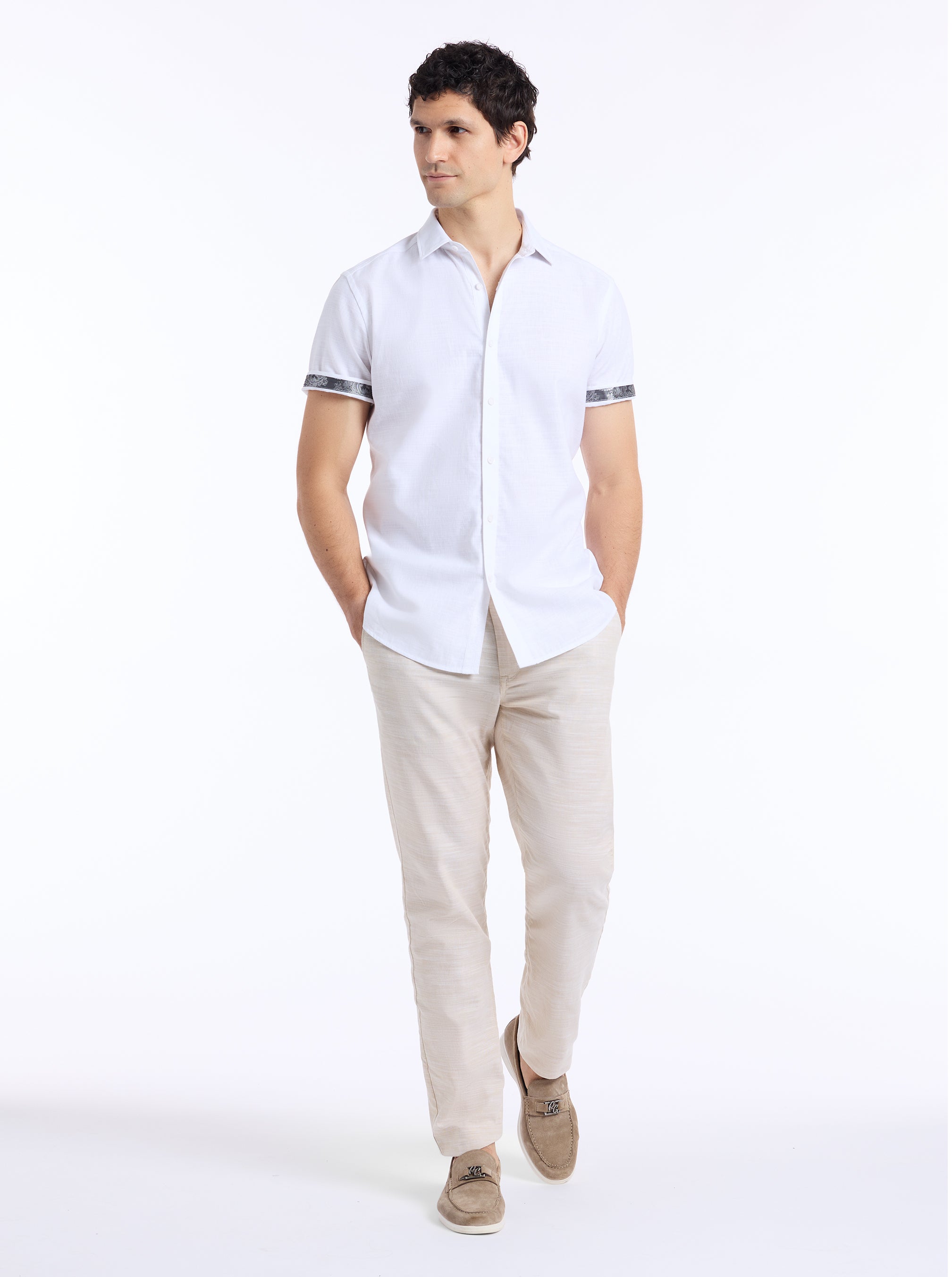 SUTTON SHORT SLEEVE BUTTON DOWN SHIRT