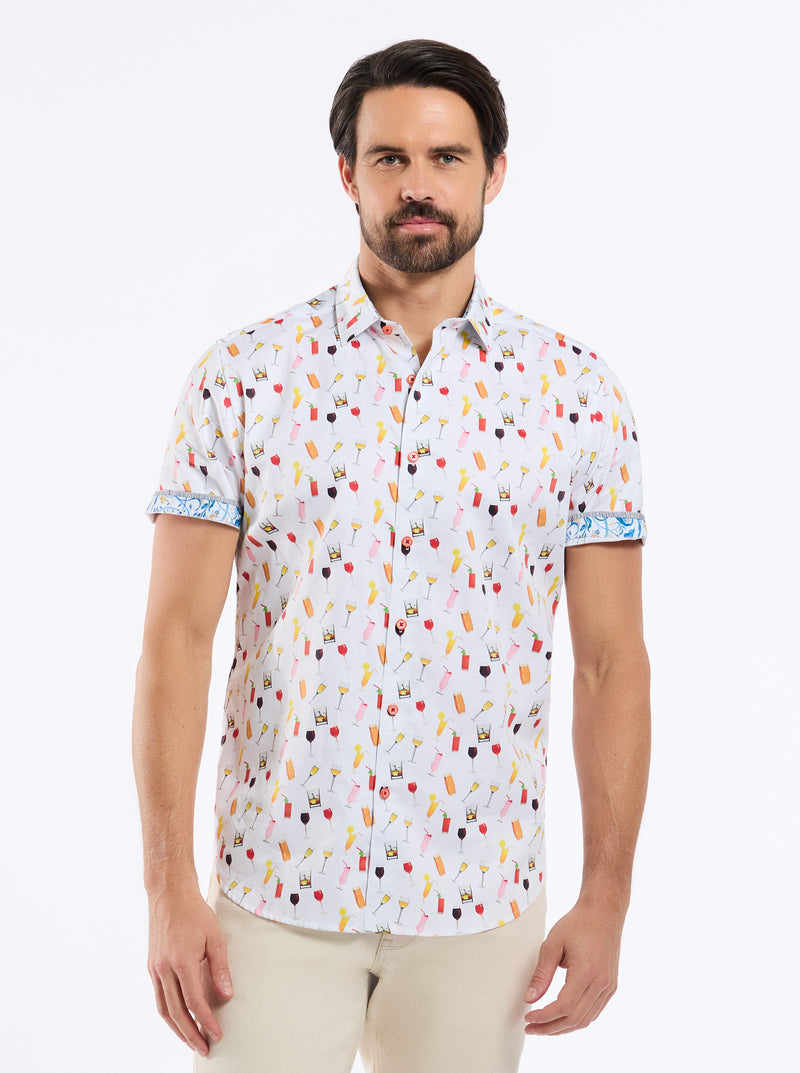 Sleeve Button Down Robert Graham Short Sleeve Shirts NORWOOD SHORT