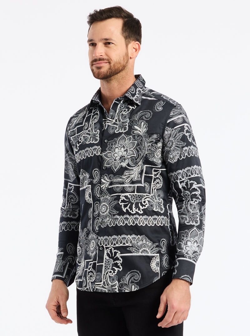 ARDEN LONG SLEEVE BUTTON DOWN SHIRT