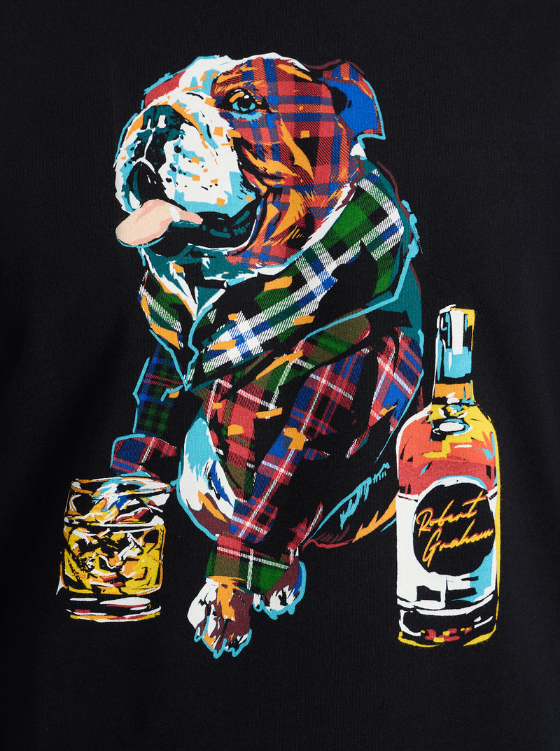 PLAID PUP LONG SLEEVE KNIT SHIRT