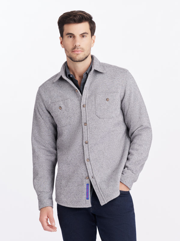 BARFORD LONG SLEEVE KNIT SHIRT JACKET